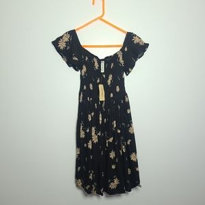 NWT American Rag Black Floral Summer Dress Medium